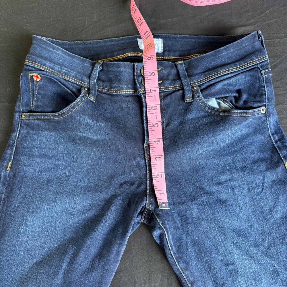 Hudson Jeans Womens Mid Rise Bootcut Dark Wash‎ Blue Denim Size 30 Inseam 30 - Picture 6 of 12